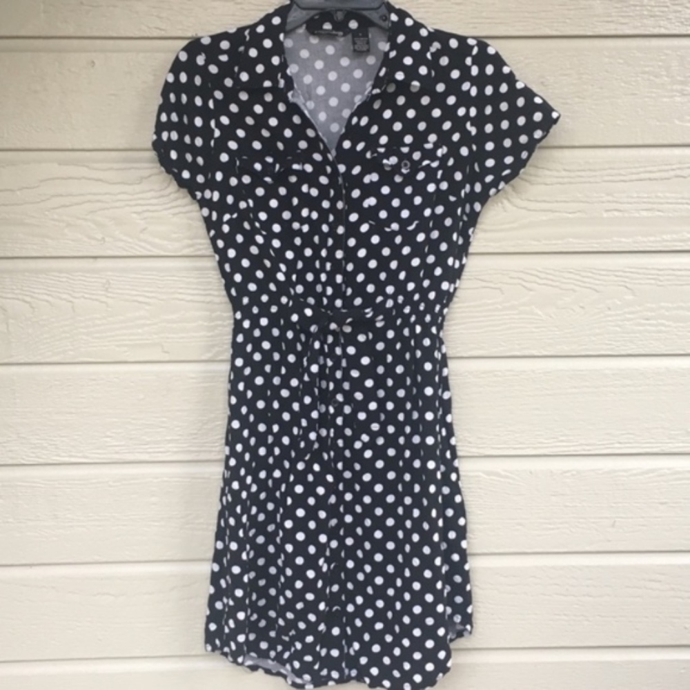 MILLENNIUM POLKA DOTS LBD DRESS - Picture 1 of 8